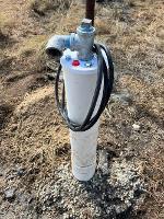 A closer view of a well drilled in western Kansas