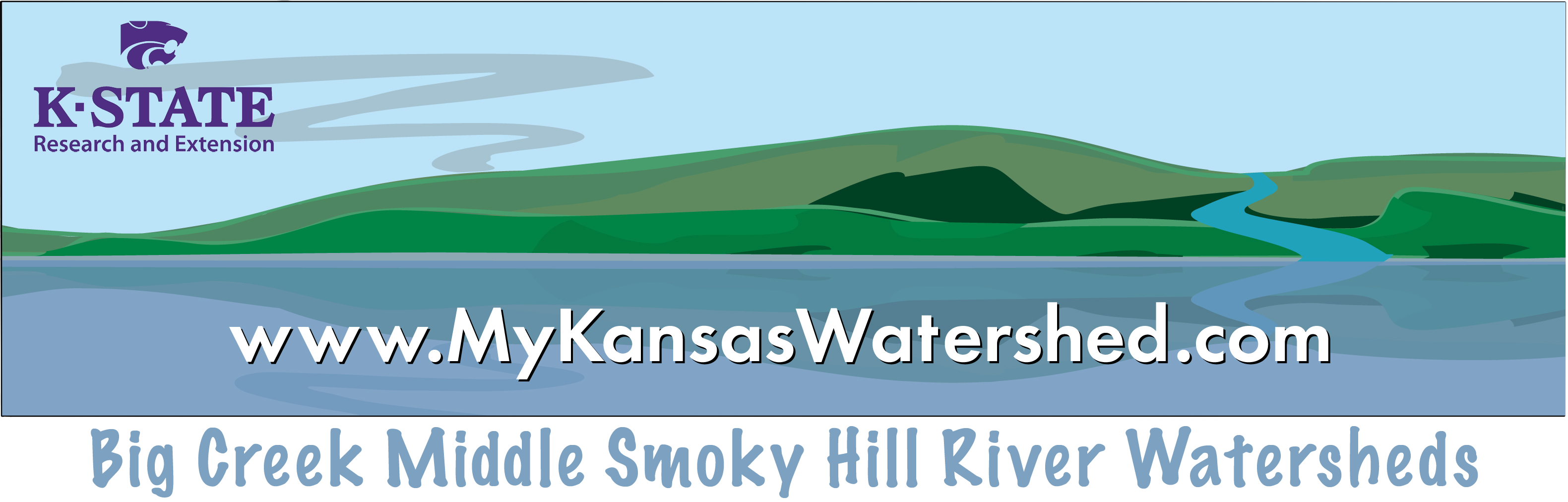 Big Creek Middle Smoky Hill River watershed logo
