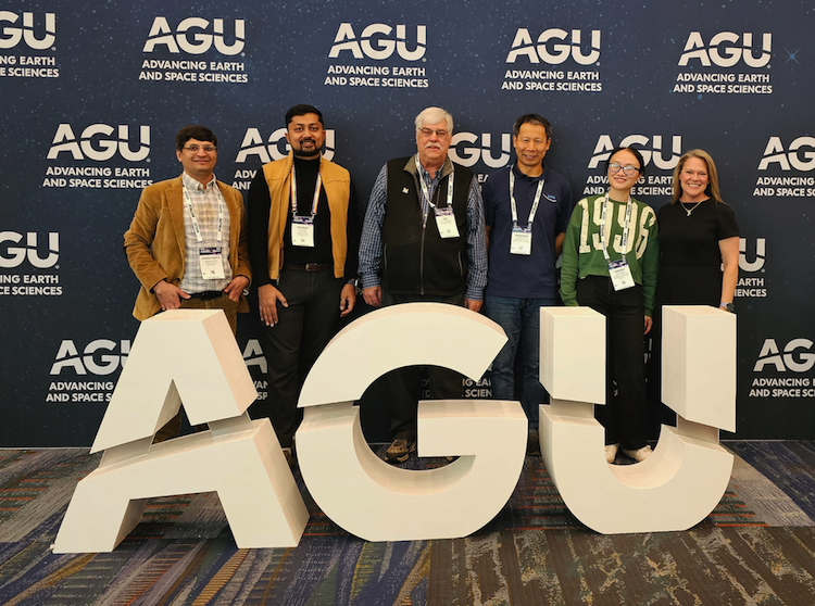 The Flickner Innovation Farm team at AGU 2025